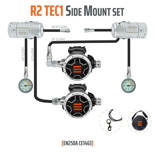 10005-4   R2 TEC1 Side Mount set
